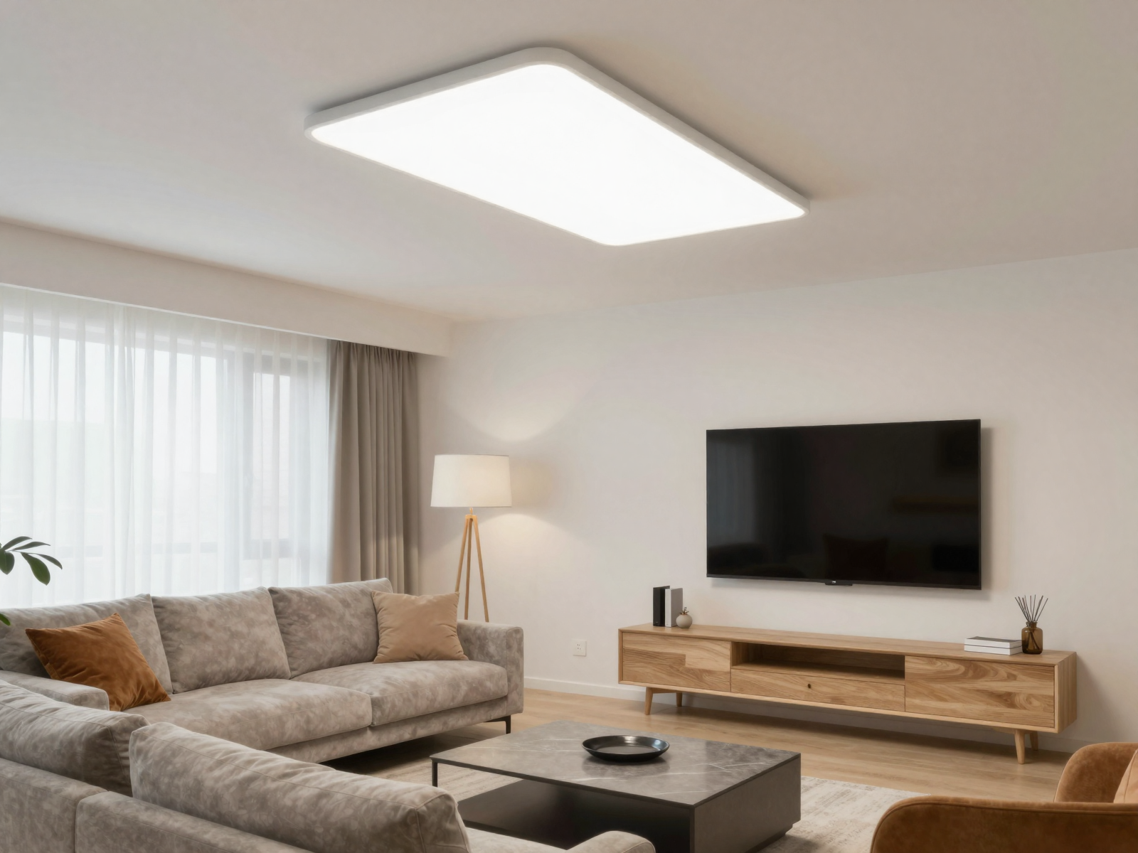 Completed electrical work in residential home